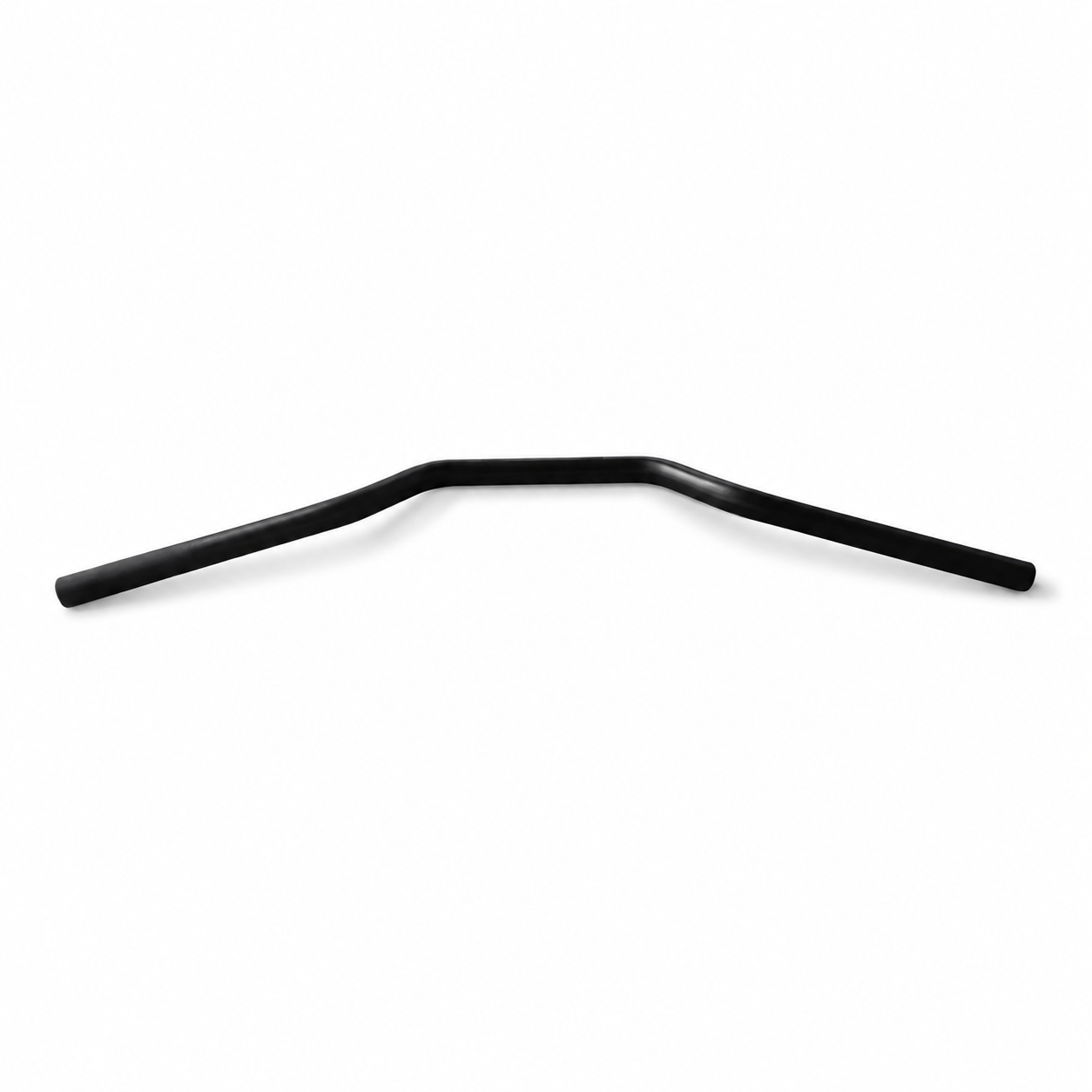 Curved black handle bar for special vehicle, angled ends